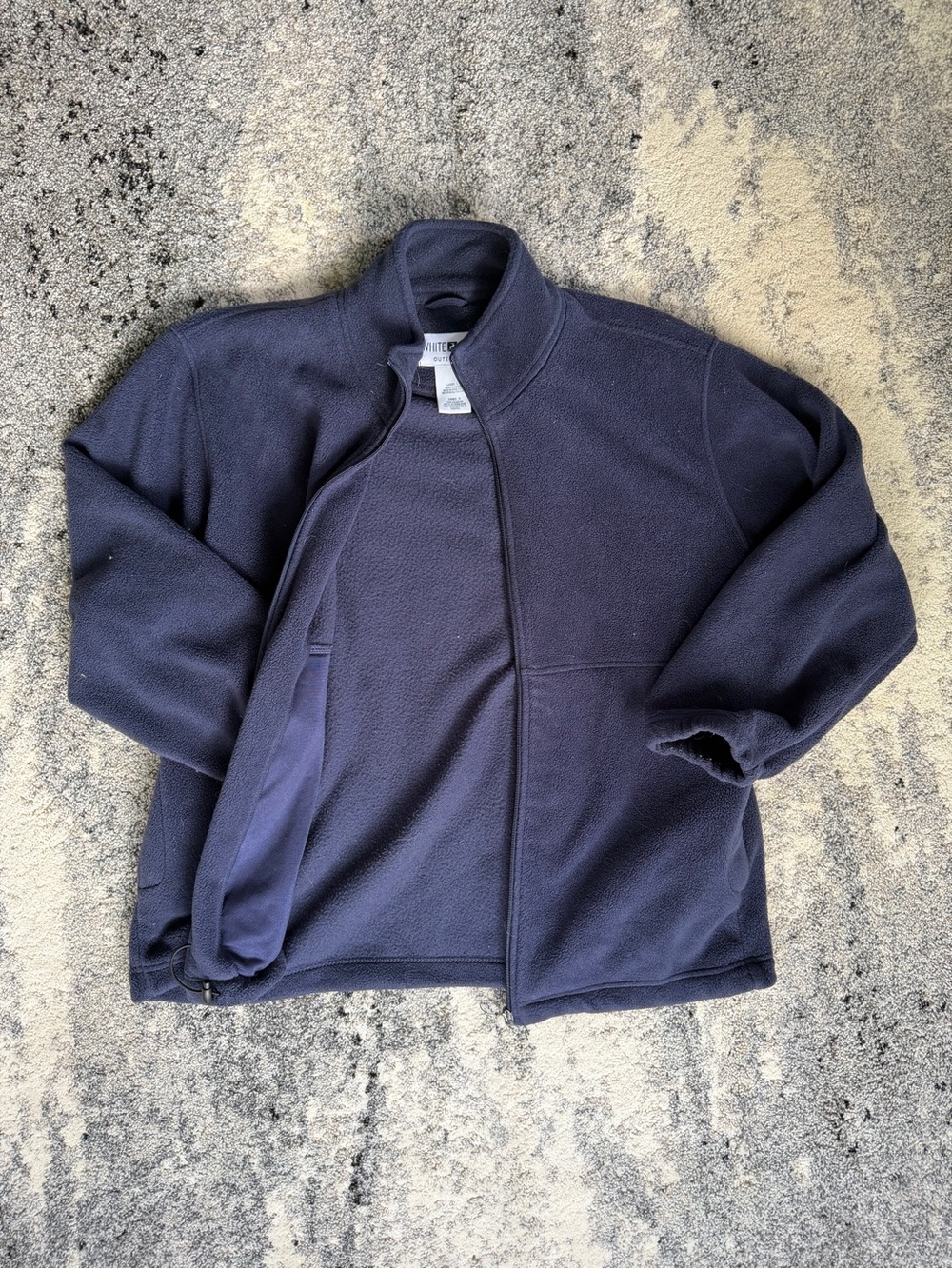 White Stag Navy Full-Zip Women's Fleece Jacket